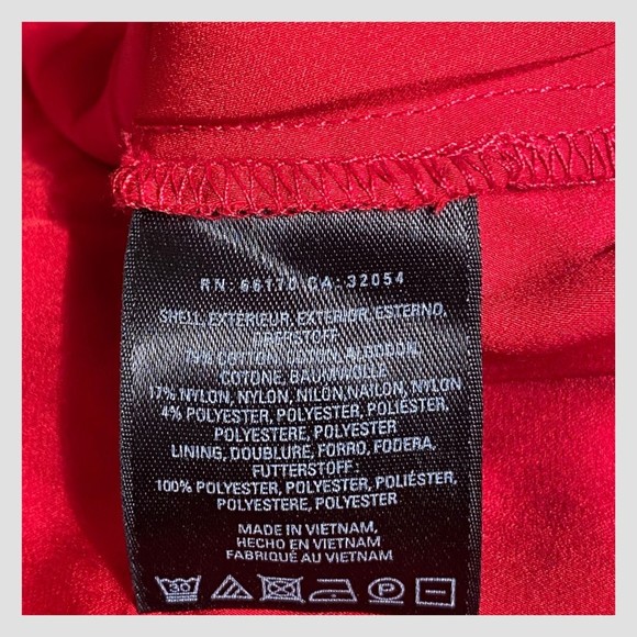 Anthropologie Moulinette Soures Rubied Red Fit and Flare Dress 8 - Picture 7 of 9